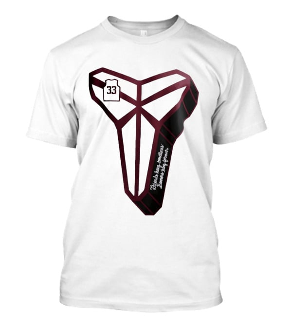 Kobe Bryant Friends Hang Sometimes Banners Hang Forever Number 33 T-Shirt