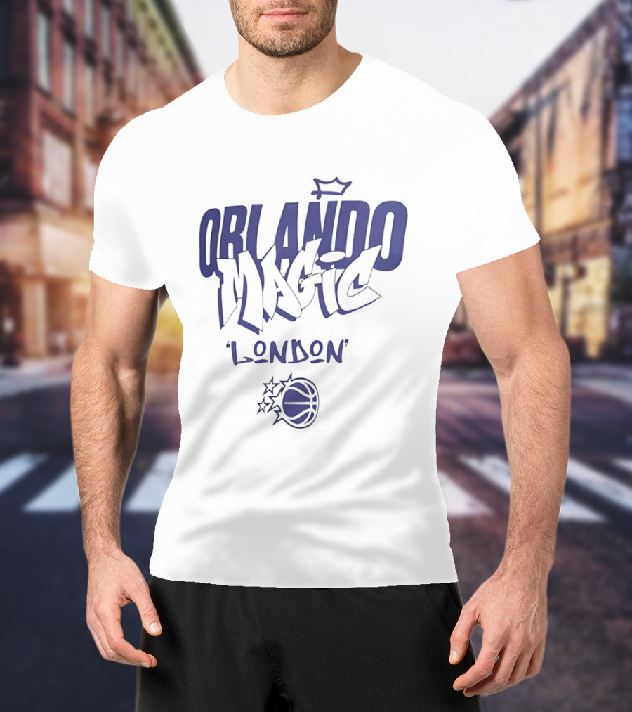 Orlando Magic London Basketball Team Branding T-Shirt