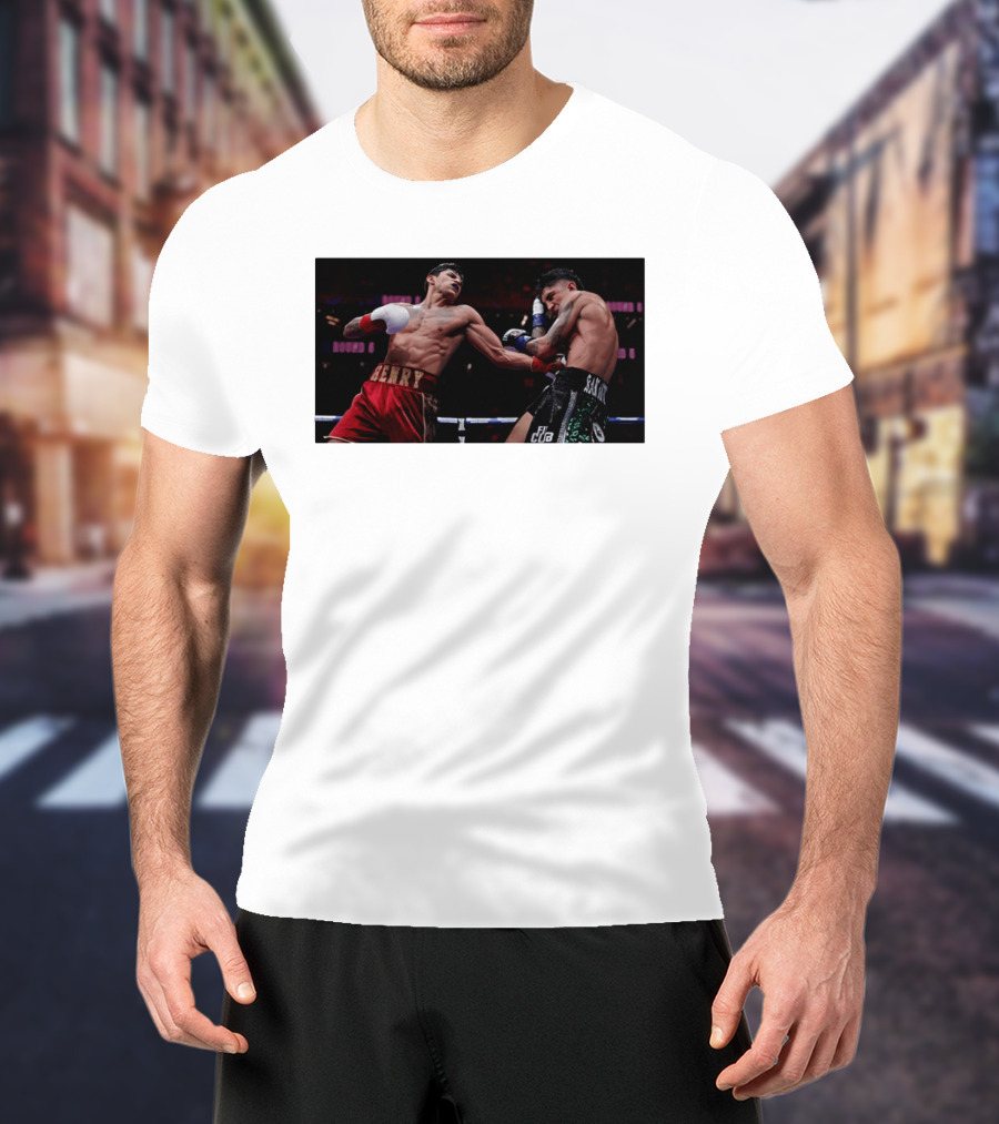 Ryan Garcia Vs Mario Barrios Boxing Match Action Round 6 T-Shirt