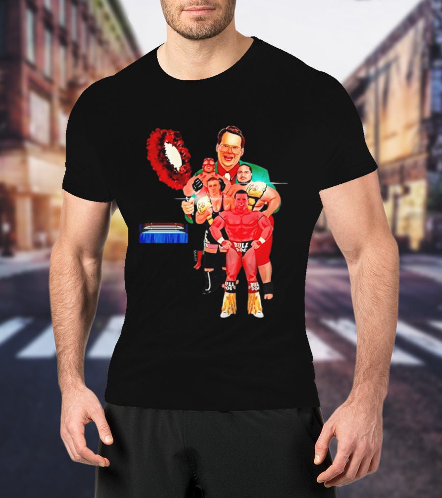 Camp Cornette 90s Wrestling Roster Vintage Collectible T-Shirt