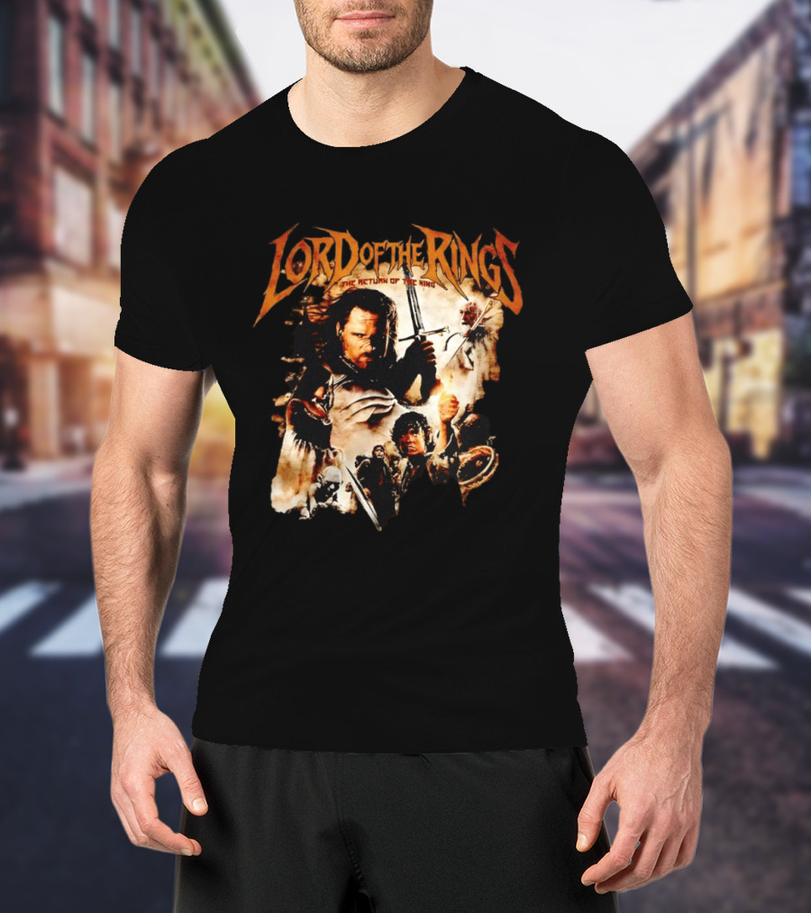 The Return Of The King Lord Of The Rings Movie Characters And Scenes T-Shirt