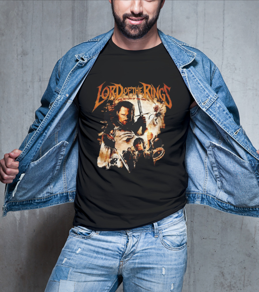 The Return Of The King Lord Of The Rings Movie Characters And Scenes T-Shirt