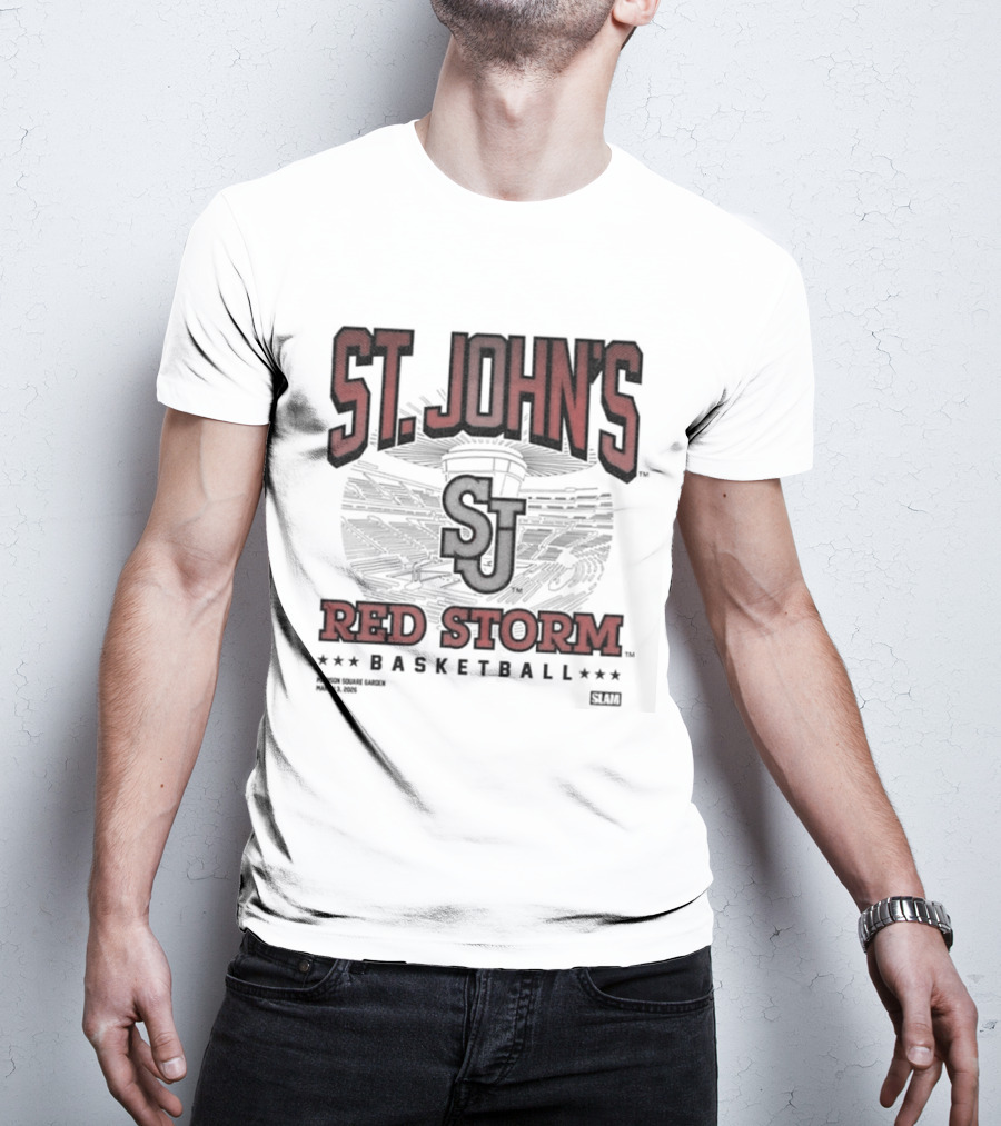 St John's Red Storm Basketball Madison Square Garden March 3 2026 Exclusive Event T-Shirt