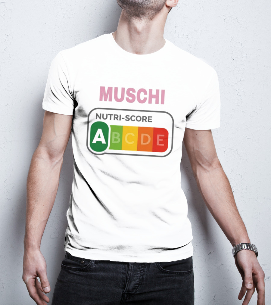 MUSCHI Nutri Score ABCDE European Food Nutrition Rating System T-Shirt