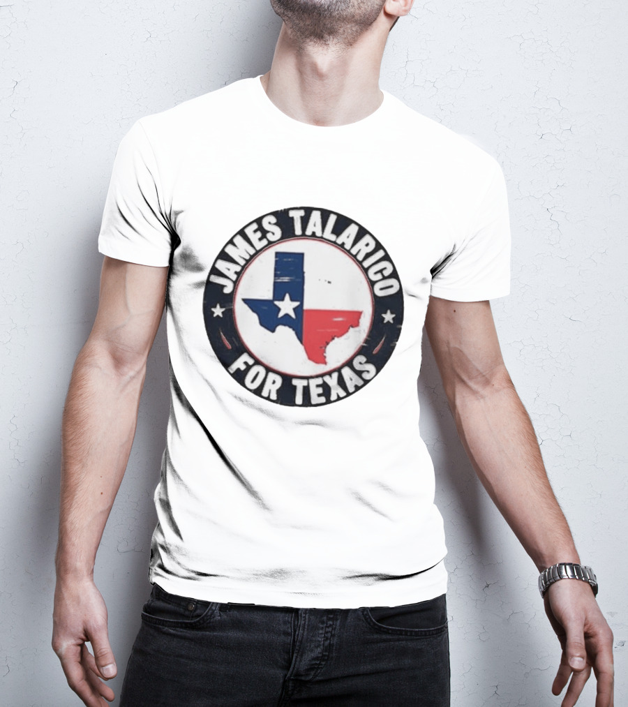 James Talarico For Texas Campaign Texas Map Star T-Shirt
