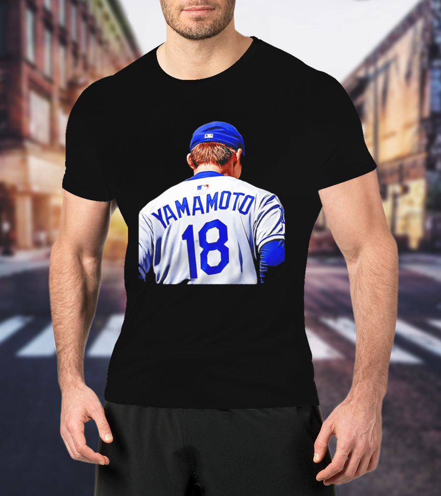 Yamamoto 18 Los Angeles Dodgers Baseball Jersey T-Shirt