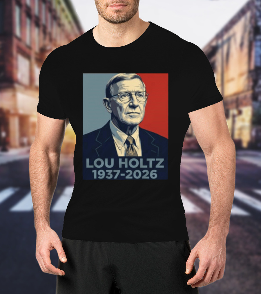 Lou Holtz 1937 2026 Memorial T-Shirt