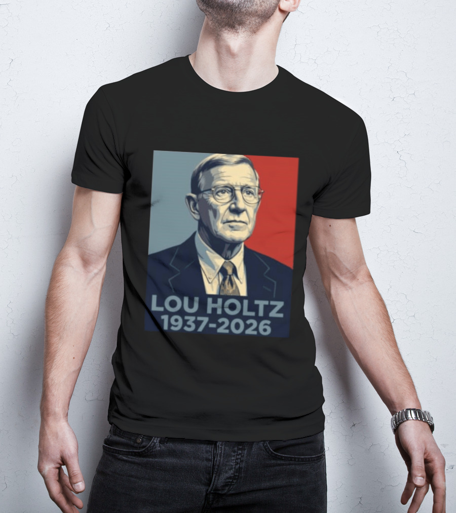 Lou Holtz 1937 2026 Memorial T-Shirt