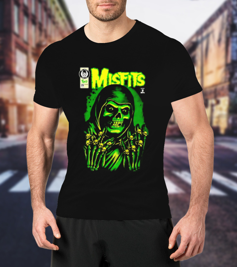 Misfits Crimson Ghost Reaper Emerald Hell Yesterdays WonderCon Anaheim 2026 Exclusives T-Shirt