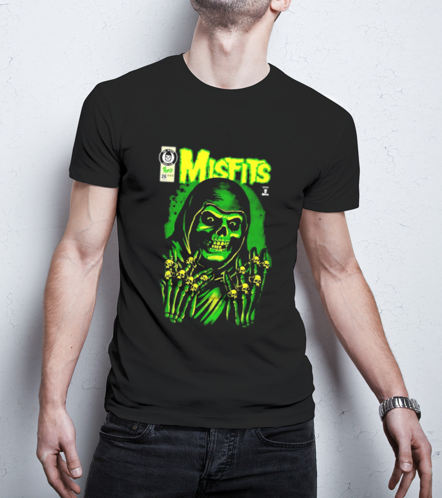 Misfits Crimson Ghost Reaper Emerald Hell Yesterdays WonderCon Anaheim 2026 Exclusives T-Shirt