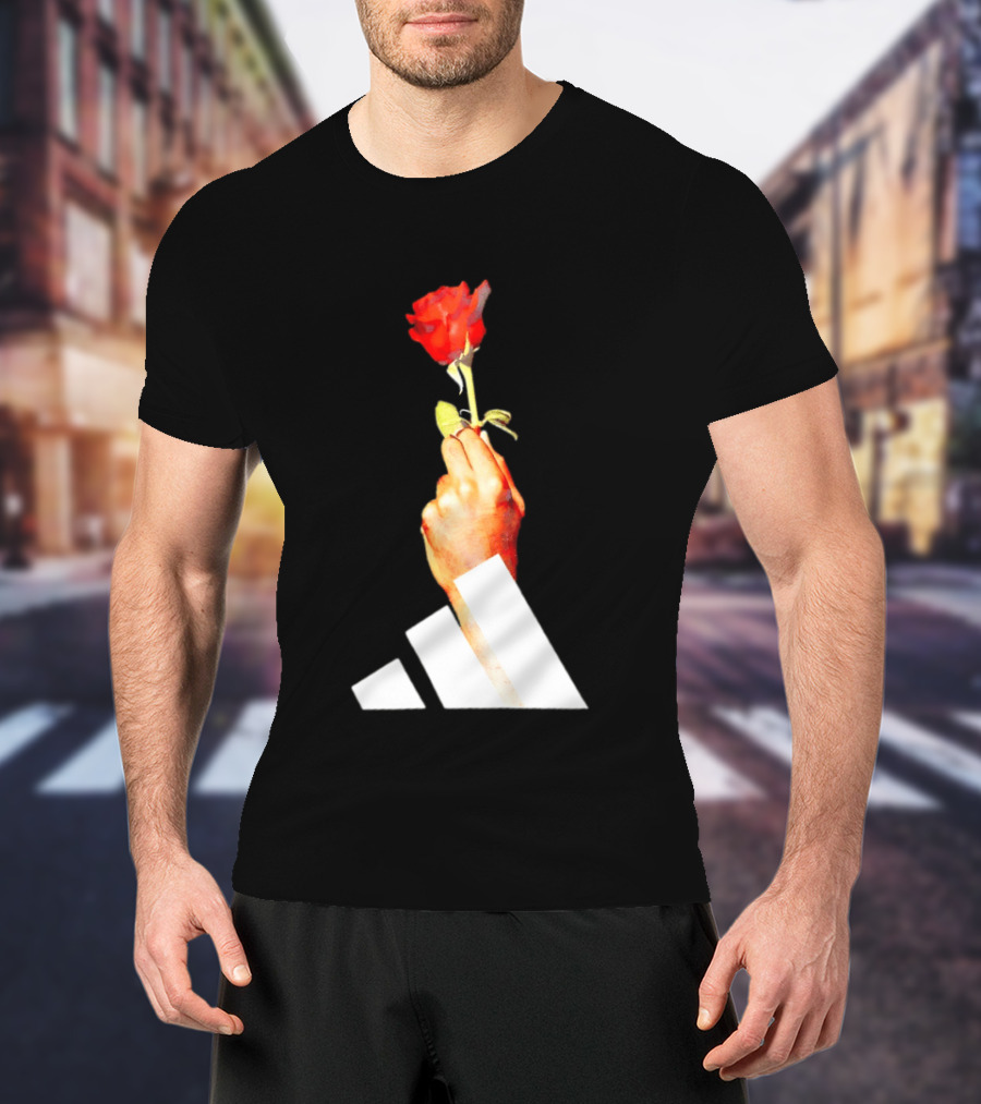 Derrick Rose Chicago Bulls Adidas Rose Hand T-Shirt