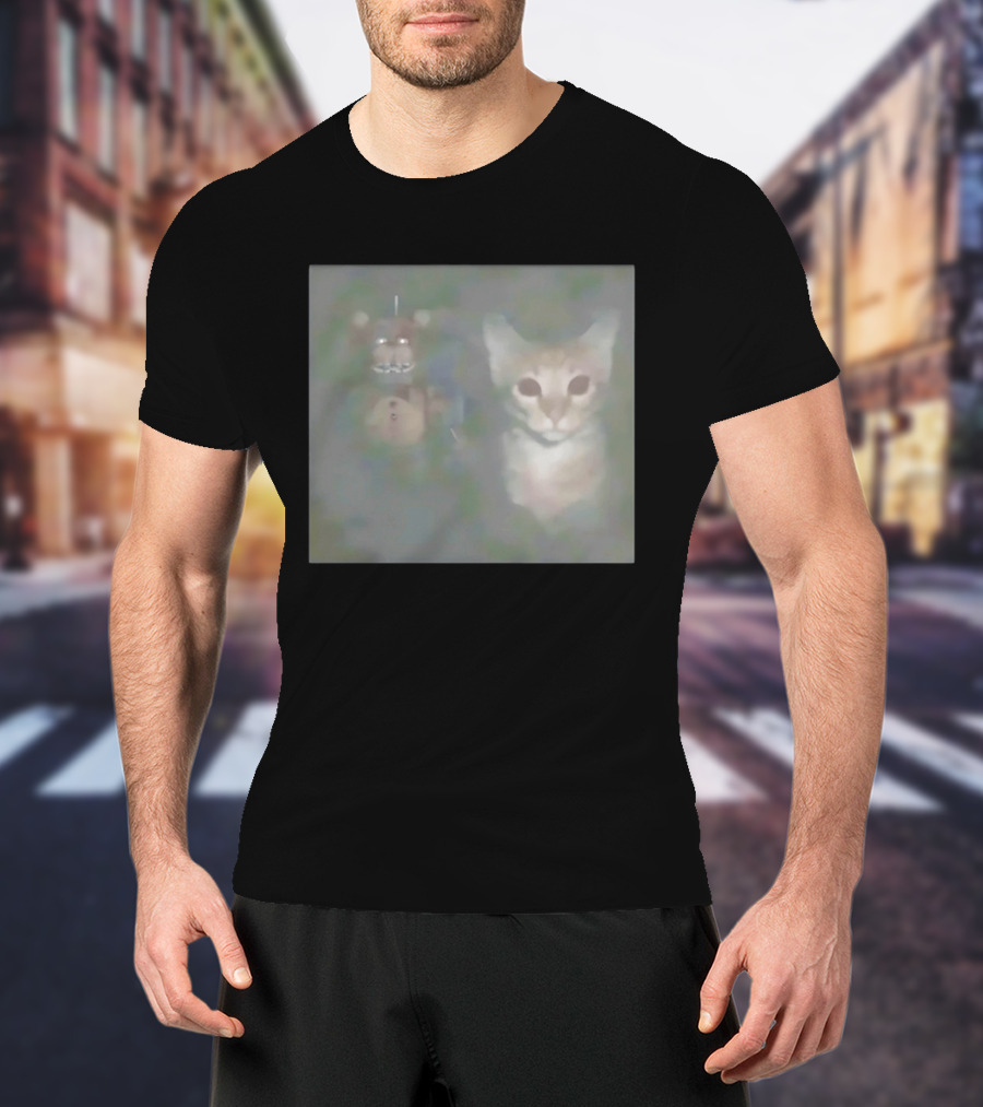 Fnaf Cat Horror And Creepy Animatronic Fantasy T-Shirt
