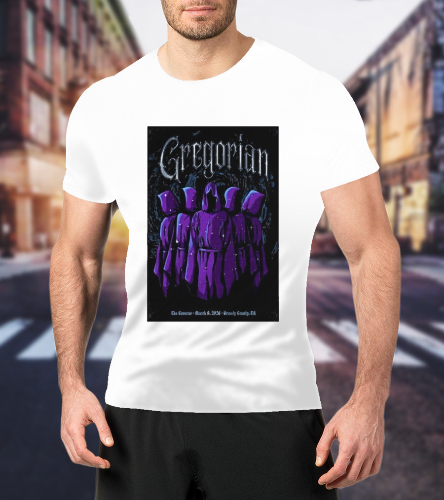 Gregorian March 8 2026 The Caverns Grundy County TN T-Shirt