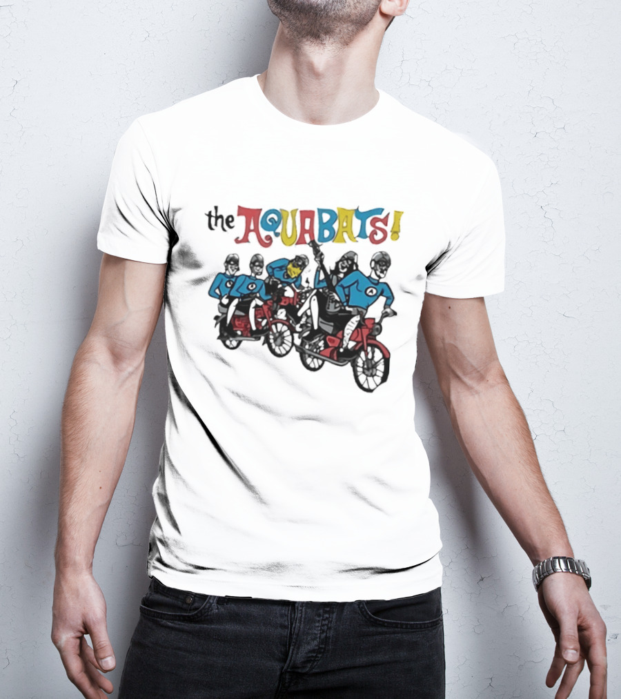 The Aquabats On Bike Rocking Guitar Adventure T-Shirt