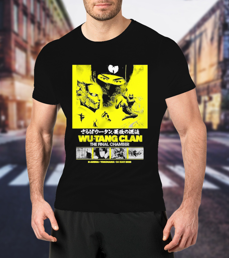 Wu Tang Clan Final Chamber Tour Yokohama Japan 2026 T-Shirt