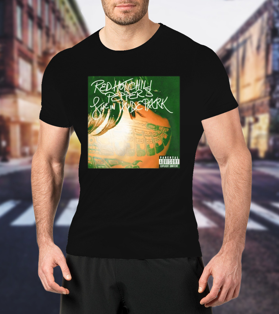 Red Hot Chili Peppers Live In Hyde Park Tattoo Cover Explicit Content T-Shirt