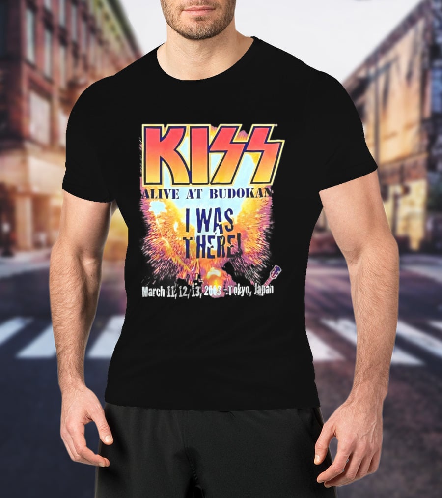 KISS Alive At Budokan I Was There March 2 3 13 2003 Tokyo Japan T-Shirt