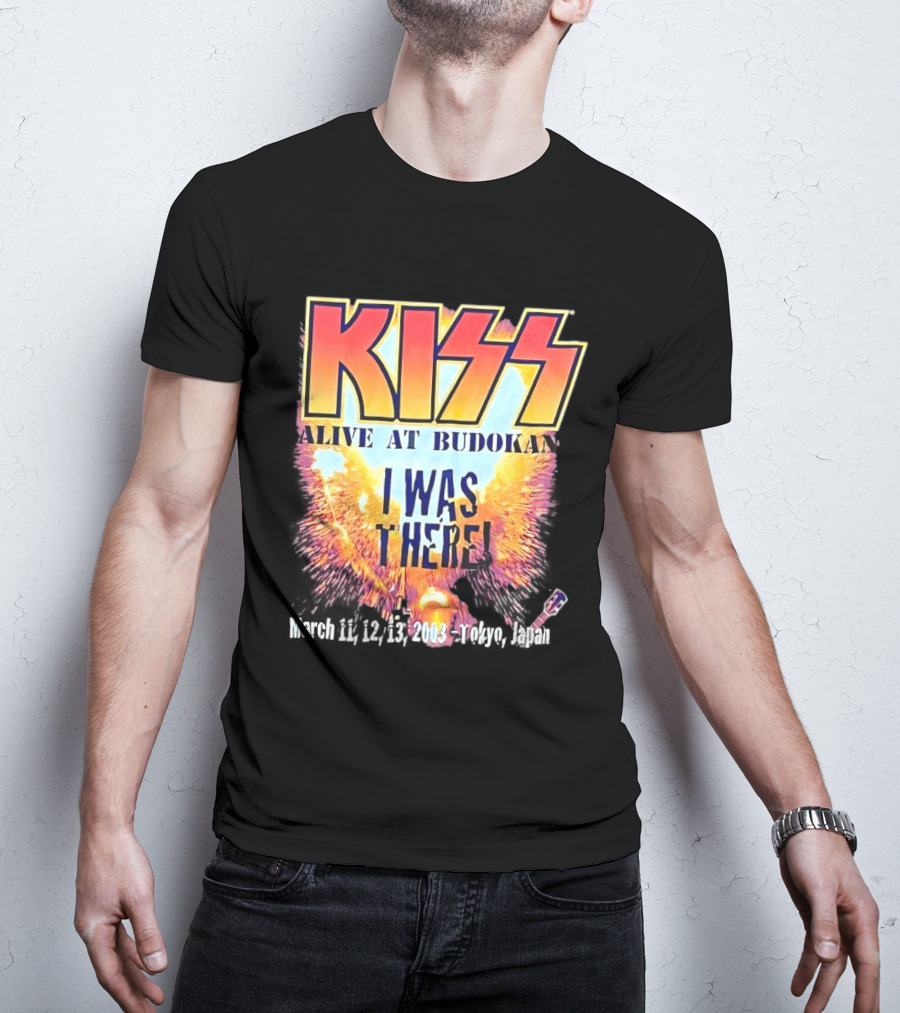 KISS Alive At Budokan I Was There March 2 3 13 2003 Tokyo Japan T-Shirt