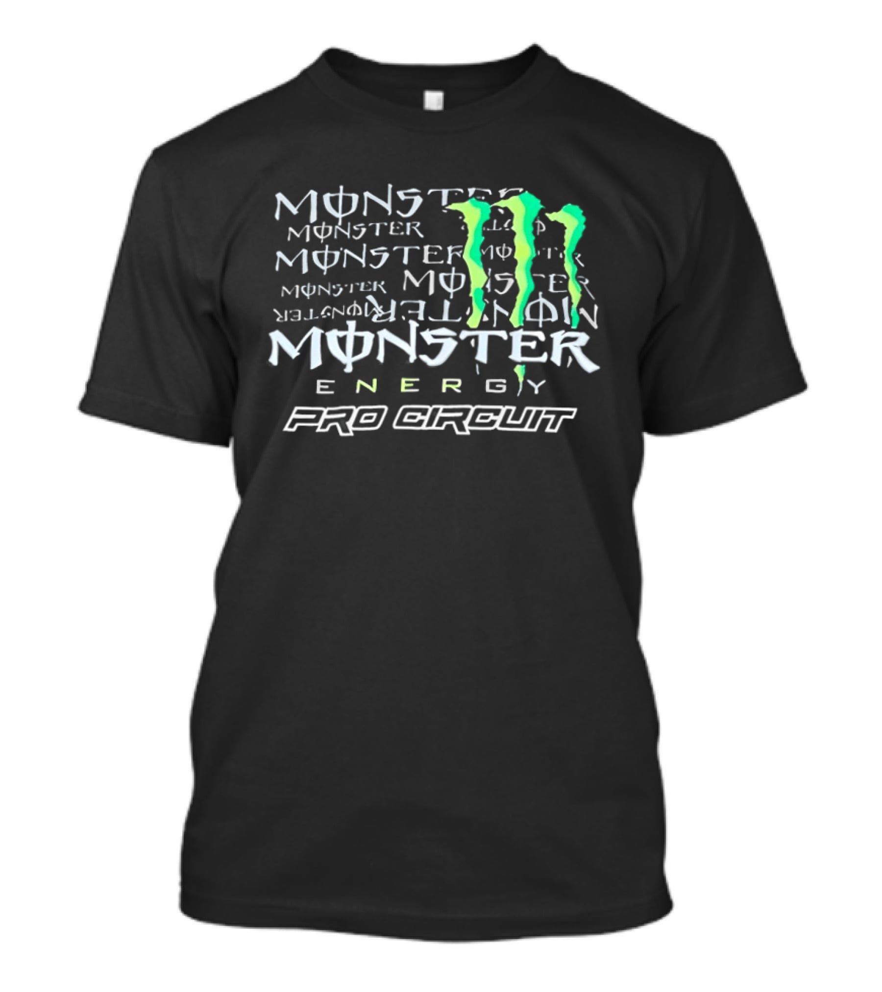 Monster Energy Pro Circuit Racing Drink Triple M Claw T-Shirt