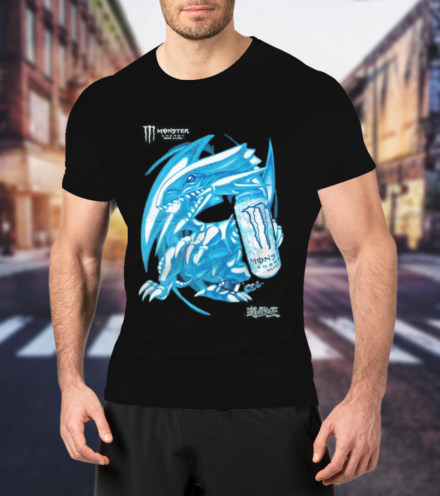 Blue Eyes White Dragon Monster Energy Zero Ultra Collaboration T-Shirt