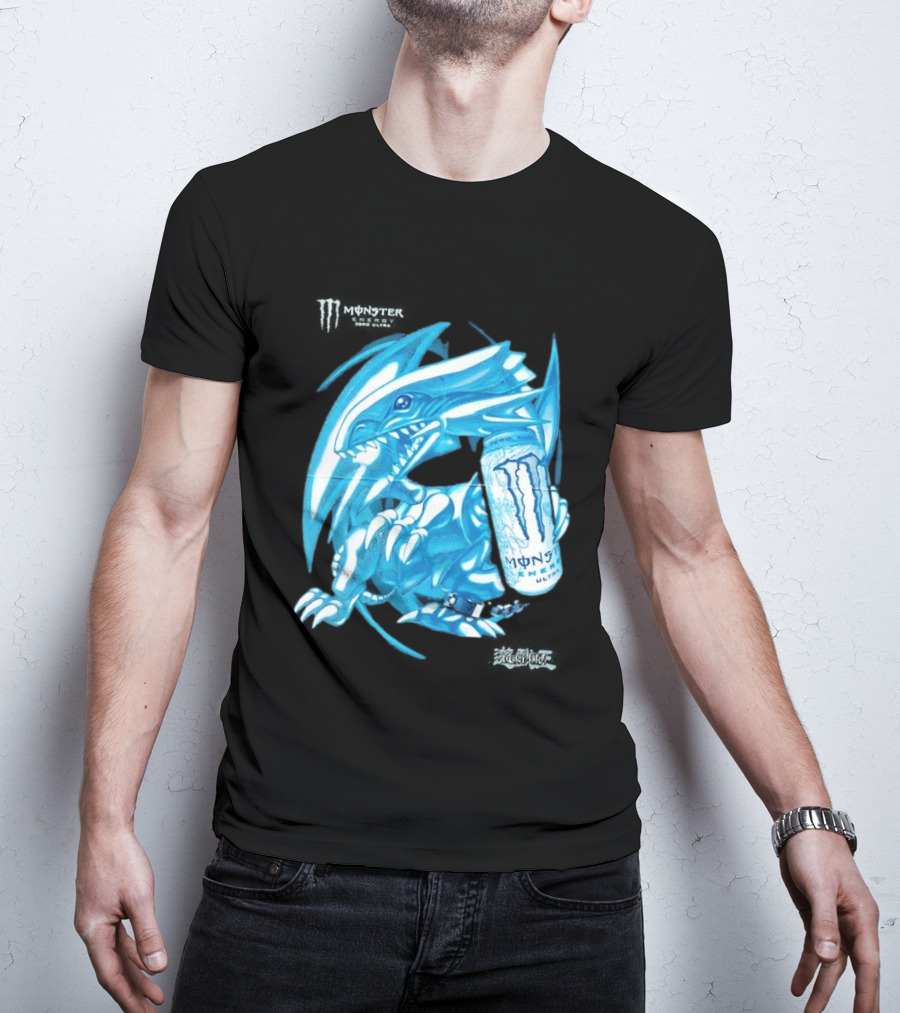 Blue Eyes White Dragon Monster Energy Zero Ultra Collaboration T-Shirt