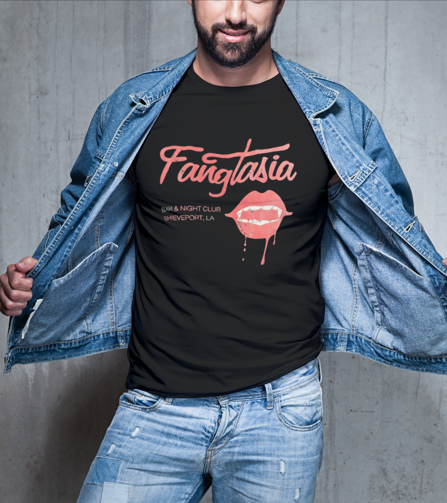 Fangtasia Bar And Night Club Shreveport LA Vampire Lips T-Shirt