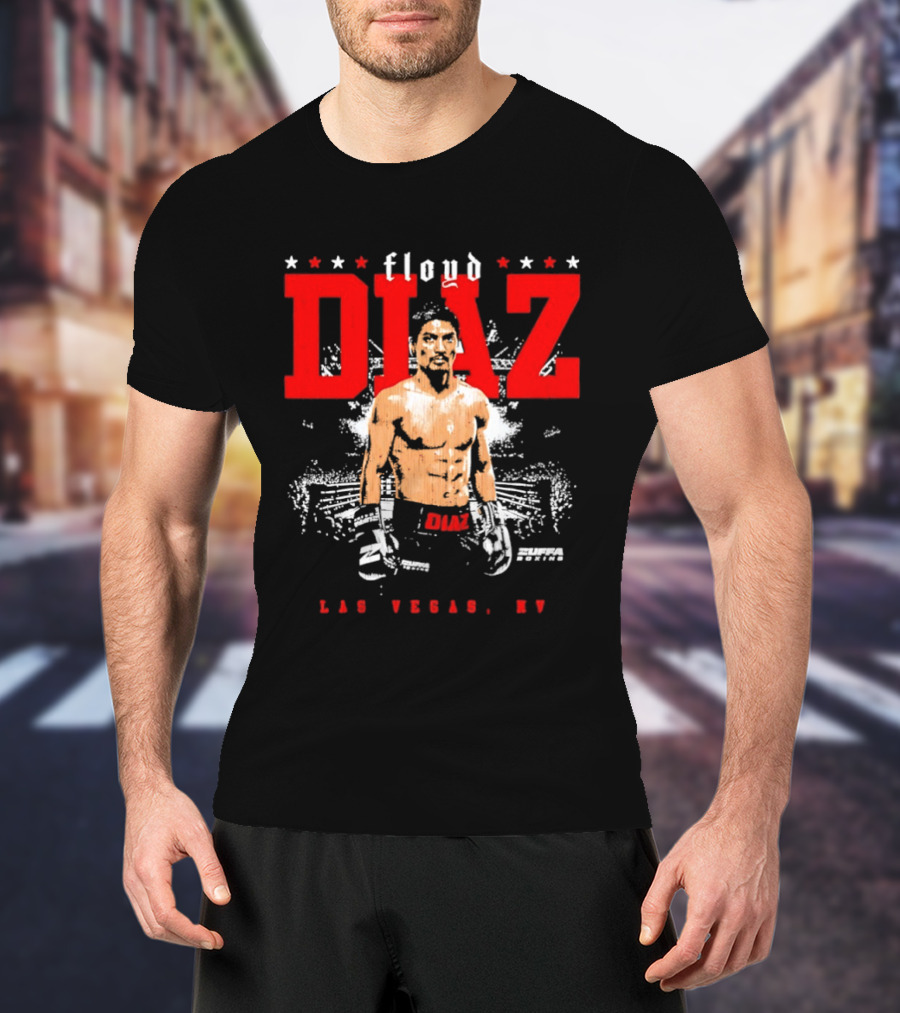 Floyd Diaz Las Vegas NV Boxing Zuffa Fighter T-Shirt