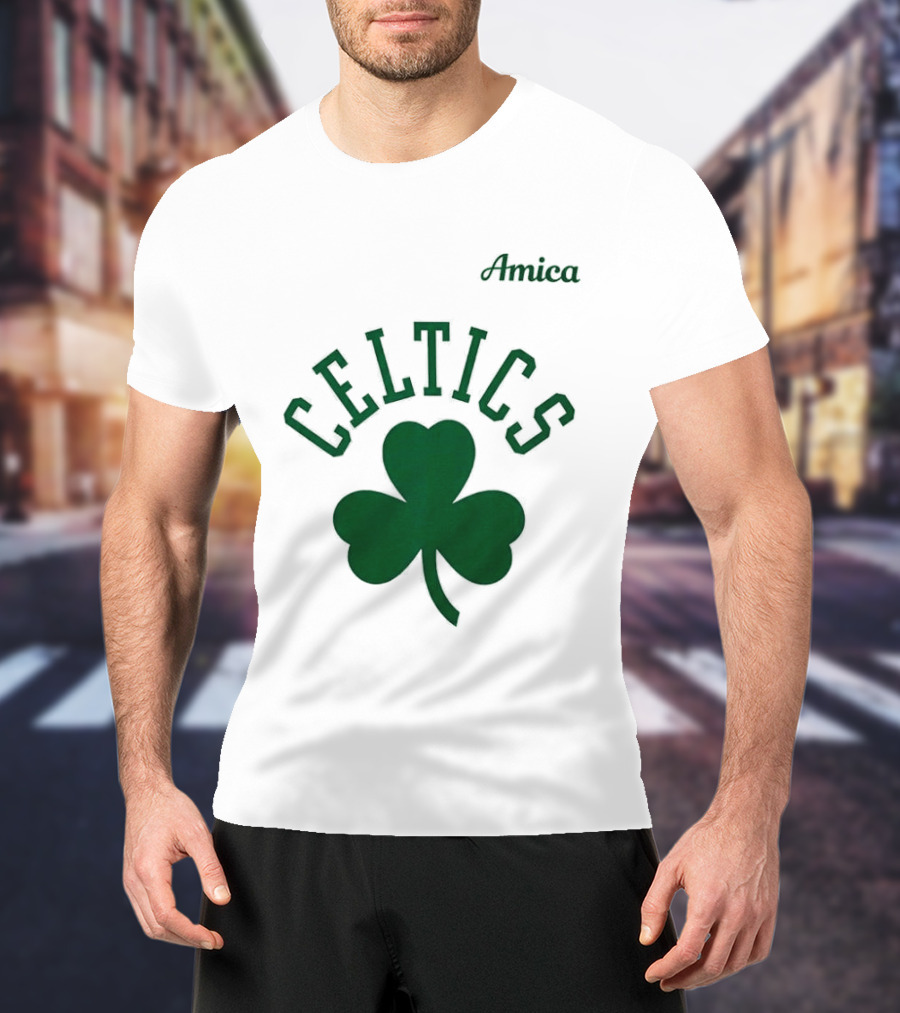 Celtics Amica Shamrock Tatum Back To 0 T-Shirt