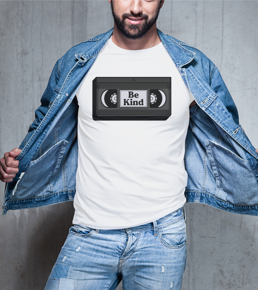 VHS Cassette Tape Be Kind Retro Nostalgia T-Shirt