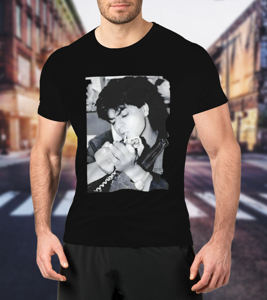 Shah Rukh Khan Iconic Smoking Bollywood T-Shirt
