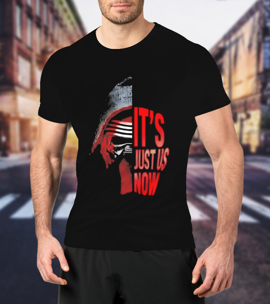 Kylo Ren It's Just Us Now Red Mask T-Shirt