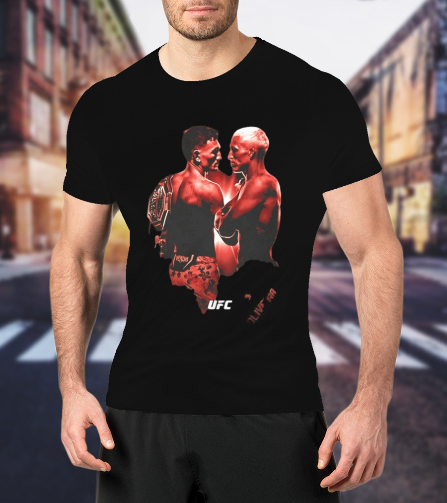 Max Holloway Charles Oliveira UFC Clash Showdown T-Shirt