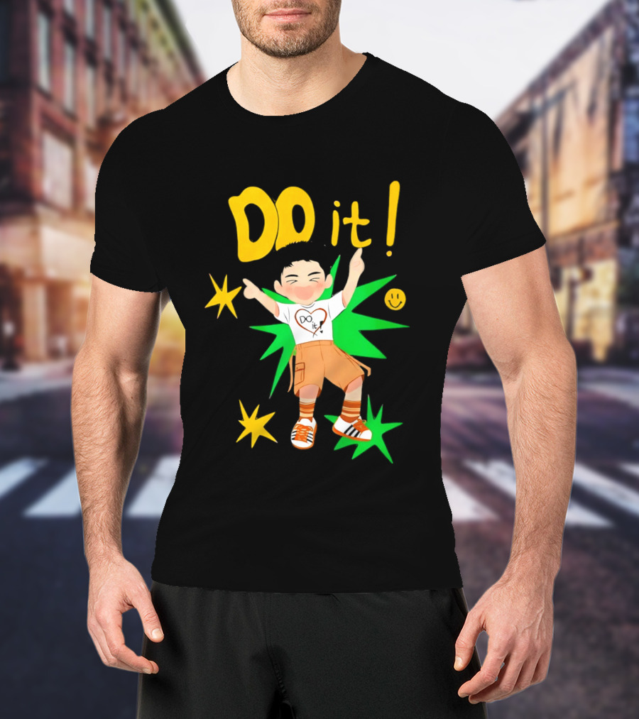 Do It Doh Kyungsoo Asia Concert Tour Cartoon Heart Starburst T-Shirt