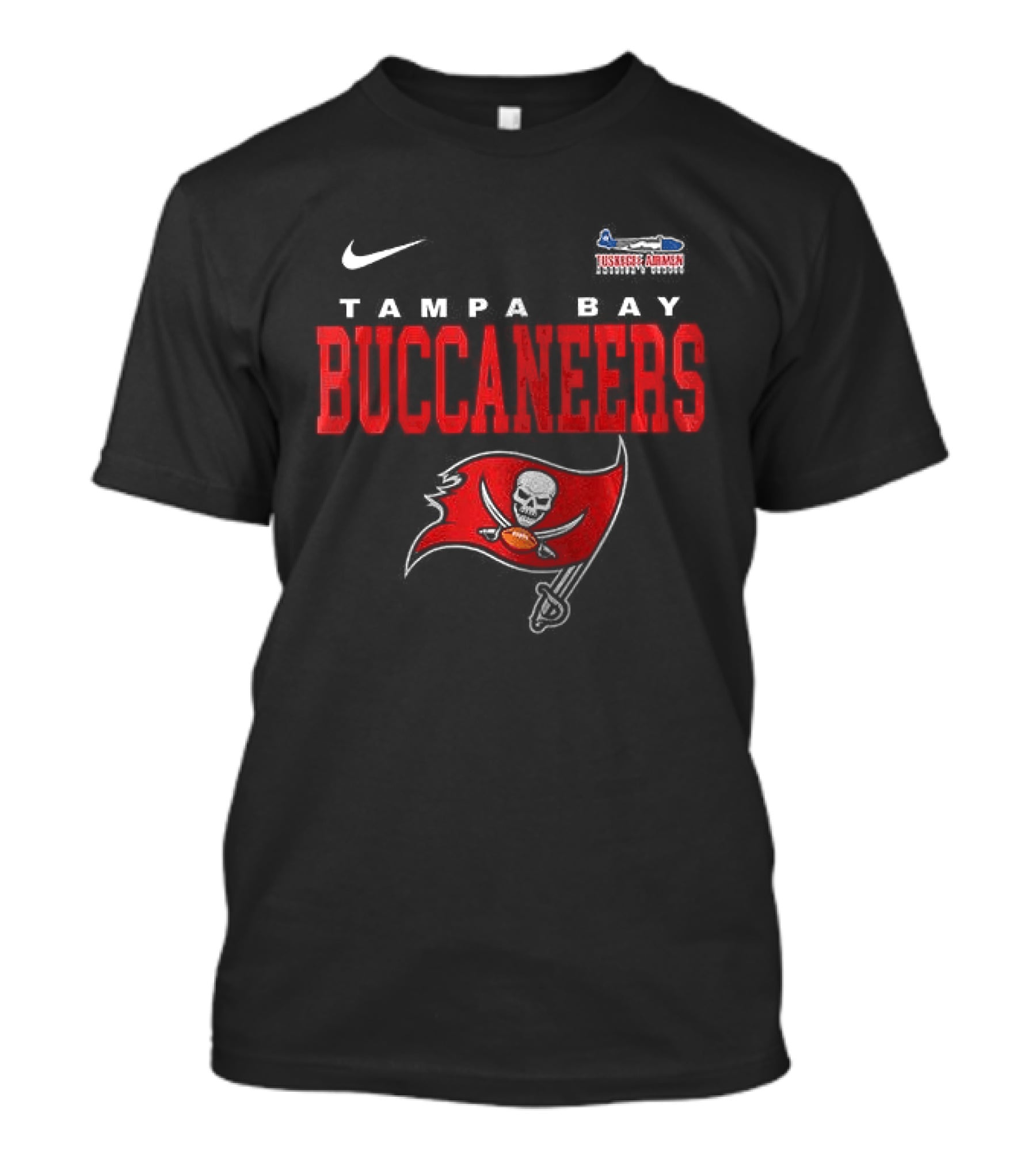 Tampa Bay Buccaneers Tuskegee Airmen Redtails Collaboration Nike T-Shirt