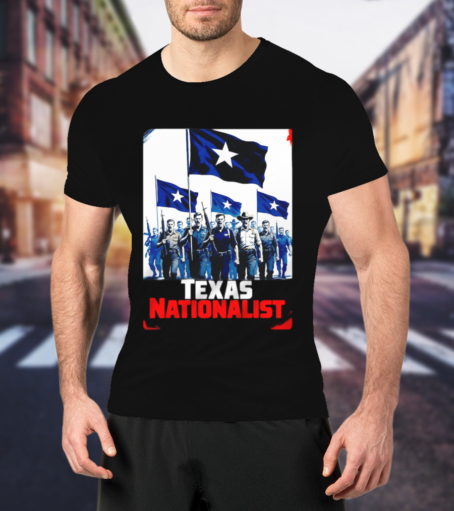 Texas Nationalist A New Texas Revolution Is Coming Patriotic Flag T-Shirt