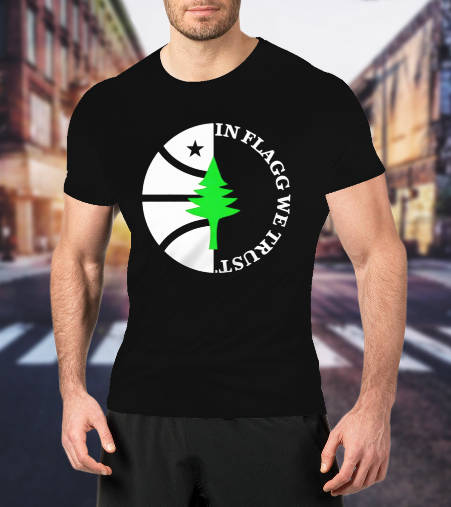 Naji Marshall In Flagg We Trust Basketball Tree Star T-Shirt