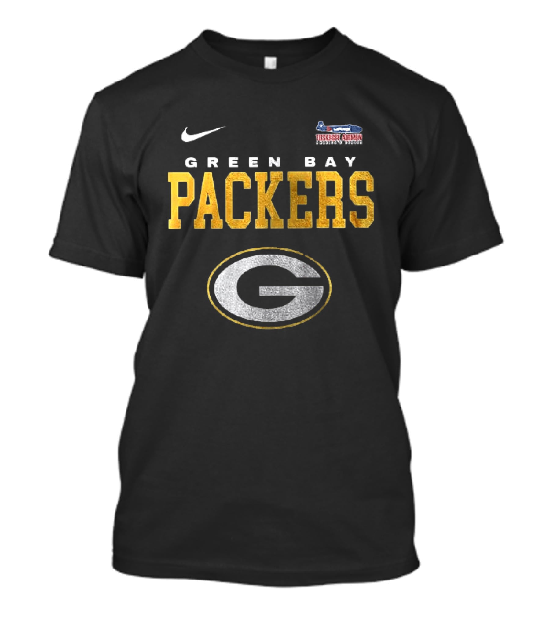Nike Green Bay Packers Tuskegee Airmen Spitfire Redtails T-Shirt