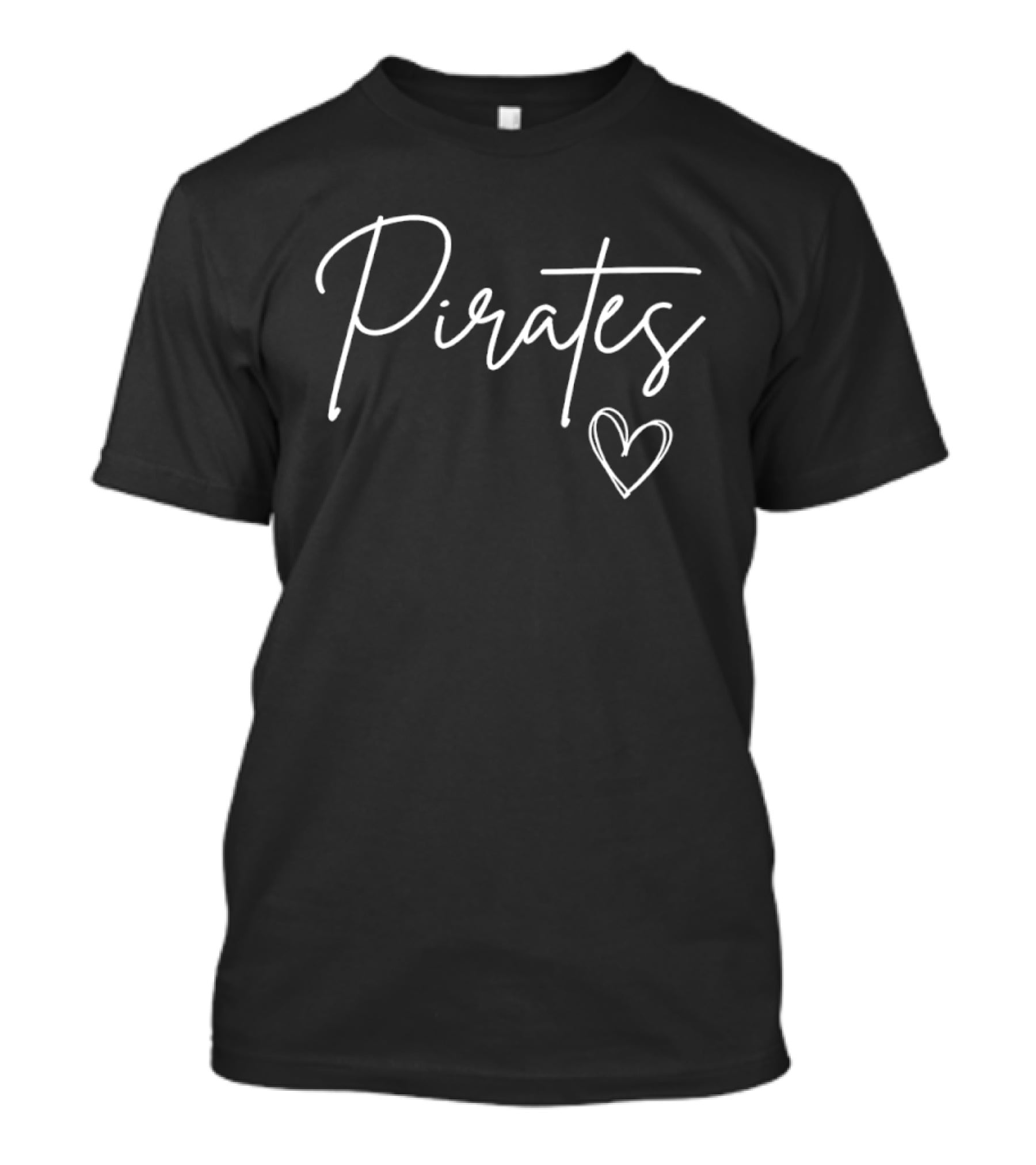 Pirates Kluv Heart Shape T-Shirt