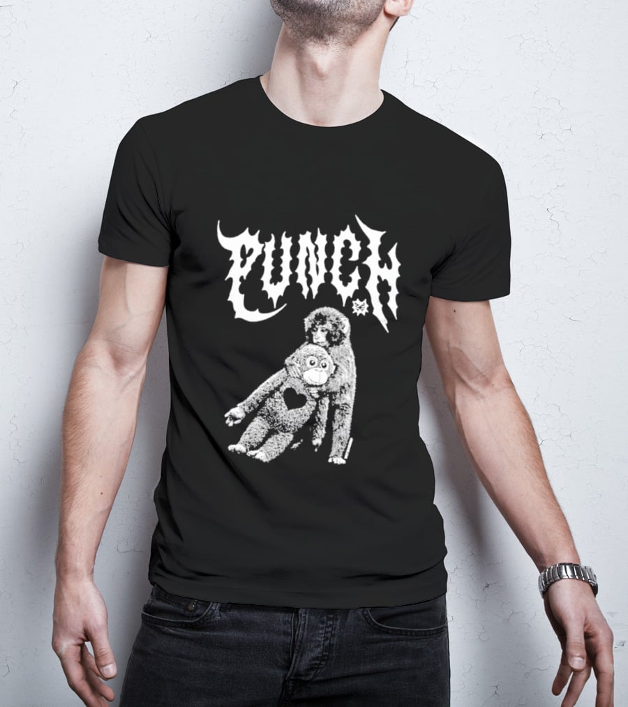 Punch Monkey With Heart T-Shirt