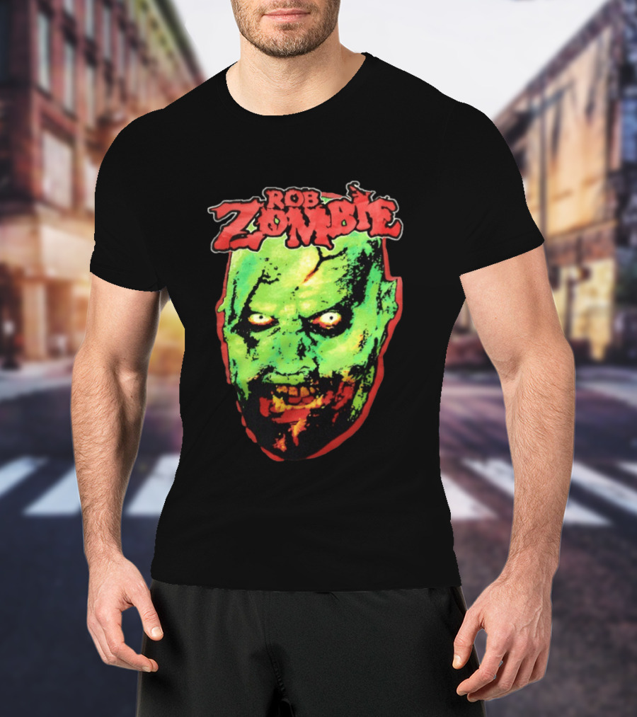Rob Zombie Bring Out Your Dead Green Zombie Head T-Shirt