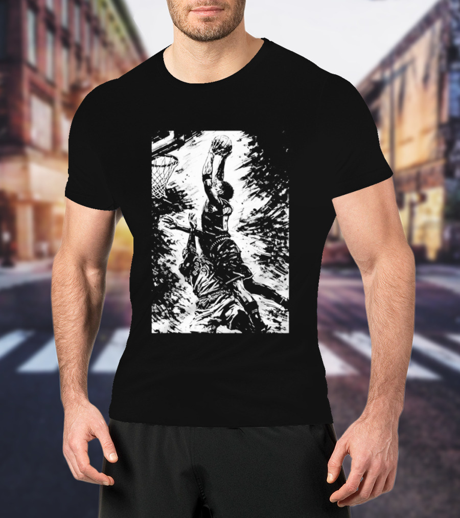 Anthony Edwards Epic Dunk Over RJ Barrett T-Shirt