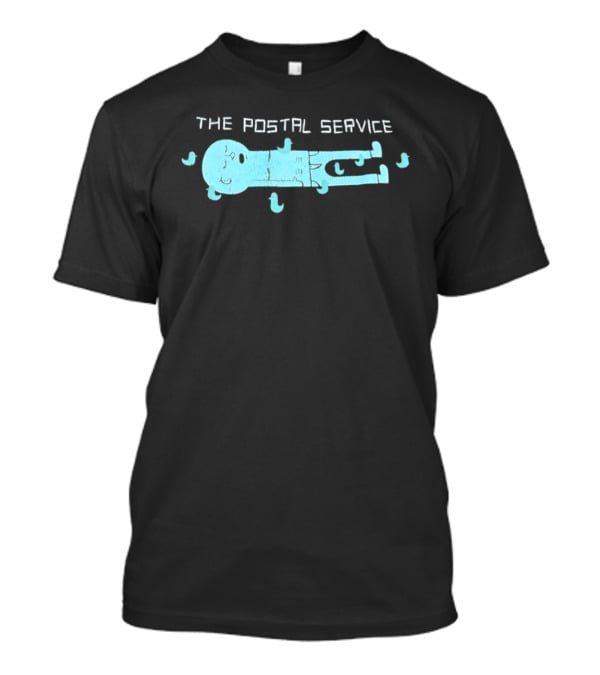 The Postal Service Key Imagery With Blue Bird T-Shirt