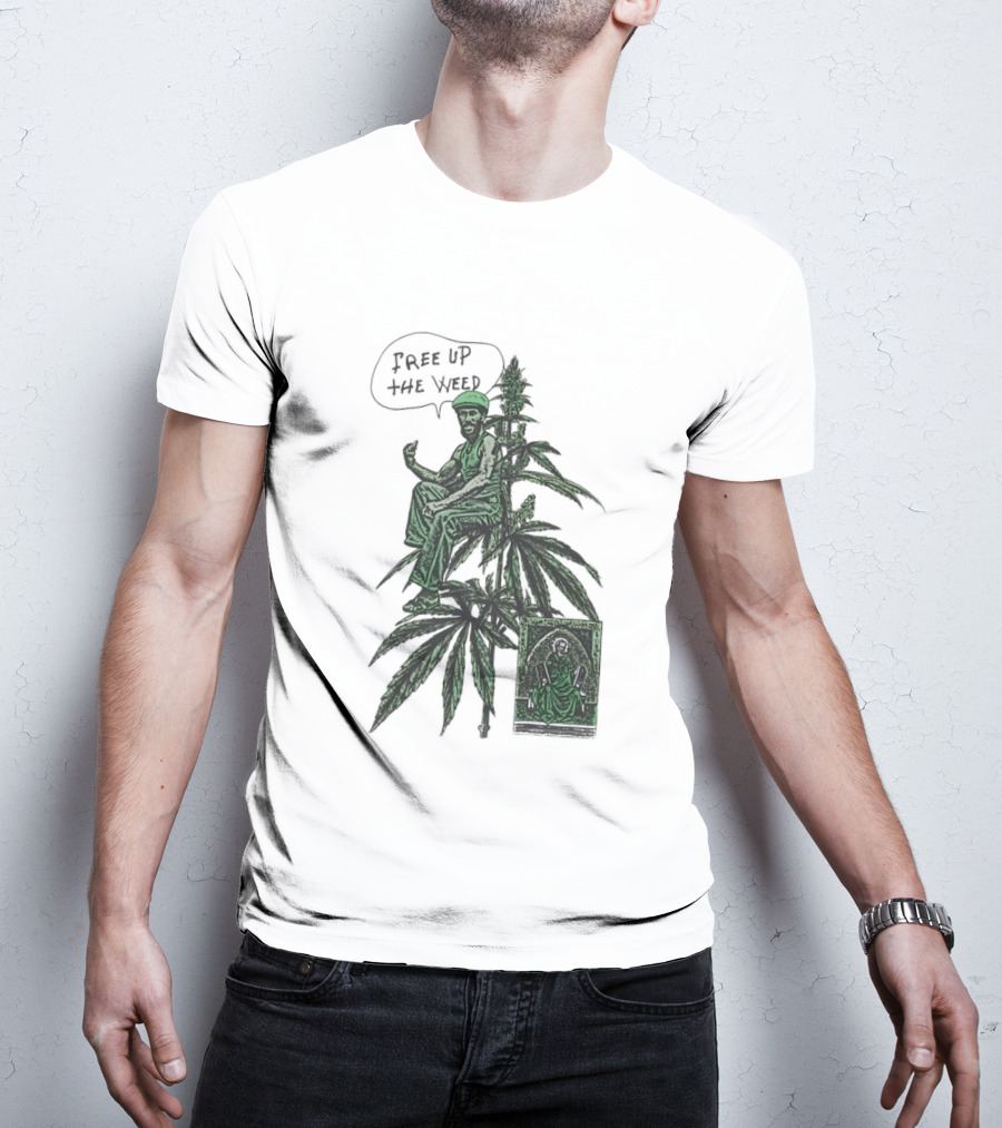 Free Up The Weed Lee Scratch Perry Cannabis T-Shirt
