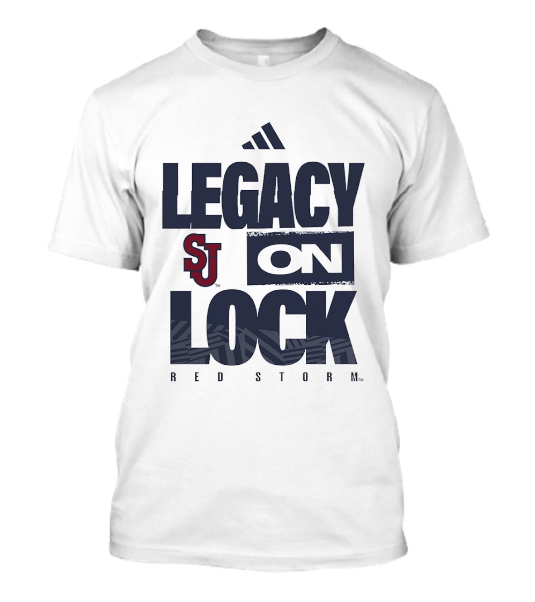 St. John's Red Storm Adidas Legacy On Lock T-Shirt