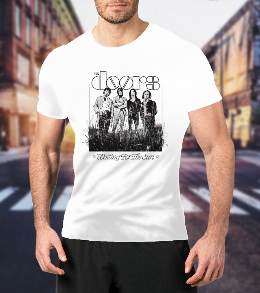 The Doors Waiting For The Sun Album Cover T-Shirt