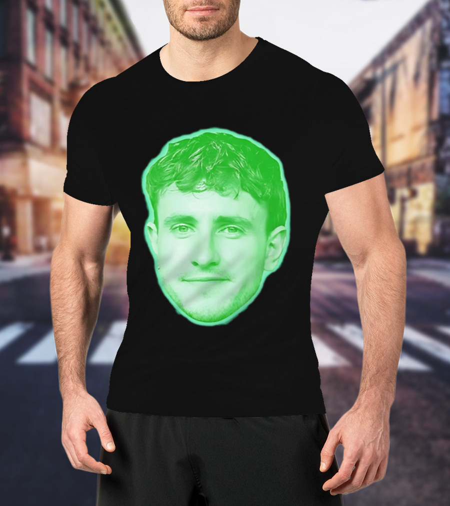 Paul Mescal Green Face St Patrick's Day 2026 T-Shirt