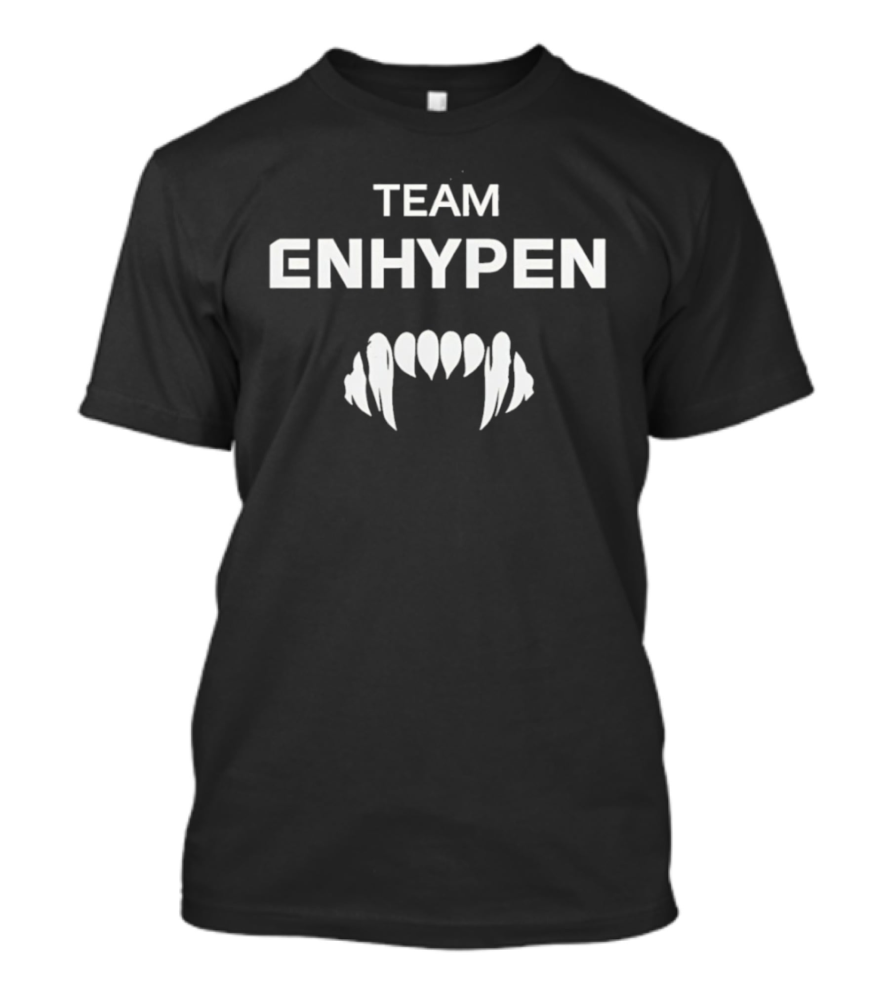 Team ENHYPEN Vampire Fangs K Pop Fashion Trend T-Shirt