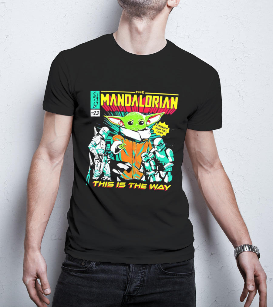 The Mandalorian Baby Yoda This Is The Way Comic Issue 29 T-Shirt