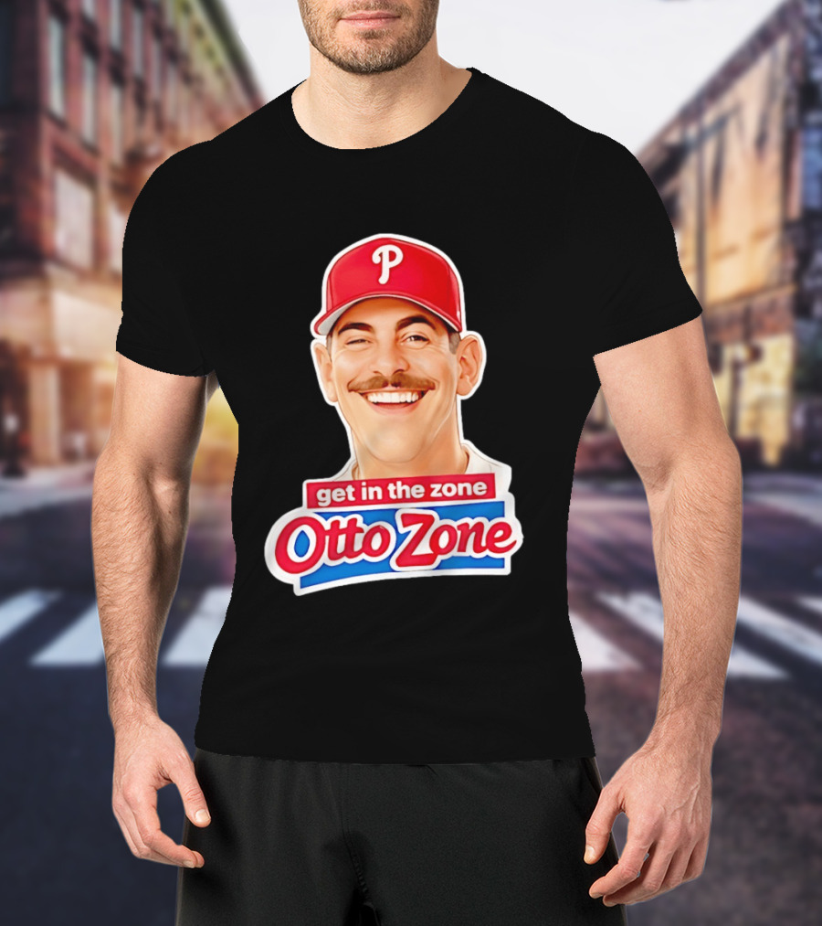 Philadelphia Phillies Mike Schmidt Get In The Zone Otto Zone T-Shirt