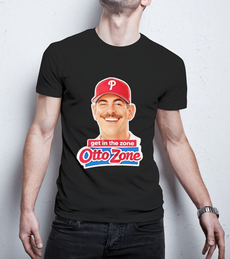 Philadelphia Phillies Mike Schmidt Get In The Zone Otto Zone T-Shirt